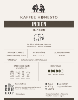 Indien – Kaapi Royal Etikett